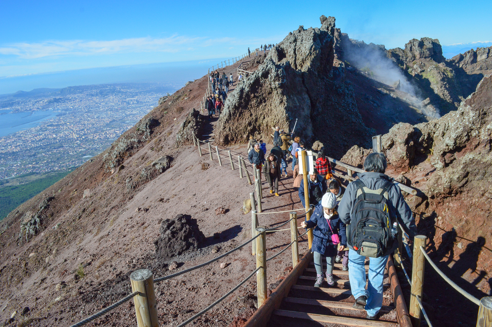 view from mt vesuvius 